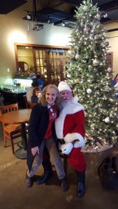 20151217_155010 with Santa at Arthur's Coffee Shop